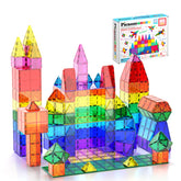 PicassoTiles front packaging showing clear 60-piece set and benefits