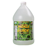 Pickle Juice gallon front label showing brand and product benefits