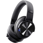 Picun B8 front view showing sleek black finish and over-ear design for comfortable listening