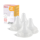 PIGEON front packaging showing 4-count nipples and benefits