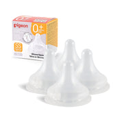 PIGEON front packaging showing four SS nipples and product benefits