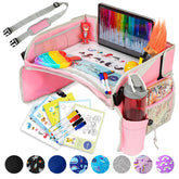 PILLANI front view of tray showing tidy lap desk and organization benefits