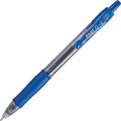 PILOT G2 retractable mechanism shown mid-click for safe pocket storage