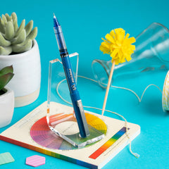 PILOT Precise V5 extra fine 0.5 mm tip close-up showing precise lines and smooth flow