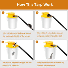 Pirosim bait platform and locking clip for secure quick setup