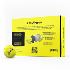 Piss Missile ball in hand demonstrating size and feel for confident grip