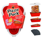 PIZZA PACK front view of red pack showing compact design and organized storage benefit