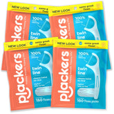 Plackers front packaging showing 150-count pack and cool mint benefit