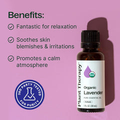 Plant Therapy lavender bottle cap and dropper detail demonstrating easy controlled dosing