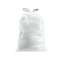 Plasticplace reinforced drawstring detail for secure, easy sealing