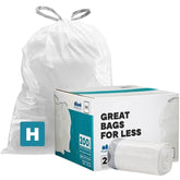 Plasticplace front packaging showing 200-count bags and Code H fit benefit