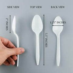 PLASTICPRO closeup of spoon handle highlighting medium-weight strength