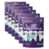 Platypus front packaging showing 30-count pack and brand benefits