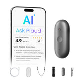 Plaud NotePin S front view showing compact design and professional look
