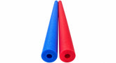 Play22 front packaging showing two bright red and blue noodles, durable value