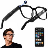 Plunthorn front view showing sleek frame and clear lenses for everyday wear