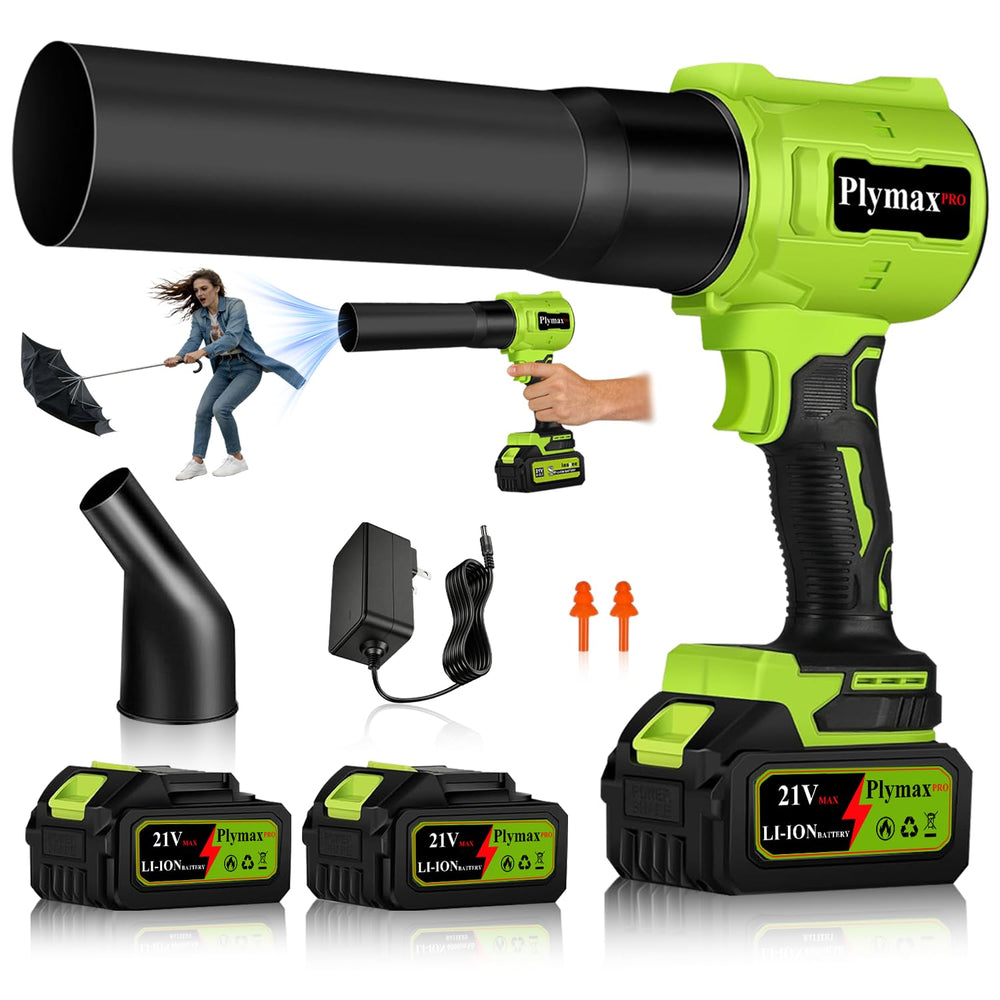 Plymax front view showing compact handheld design and quick-start benefit