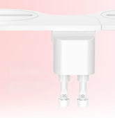 POCALAND bidet attachment front view showing slim profile and controls, promotes hygienic upgrade