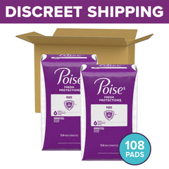 Poise pad close-up of absorbent core highlighting rapid wetness lockaway