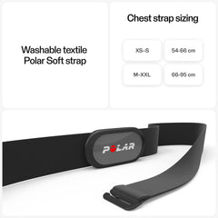 POLAR H9 worn on runner demonstrating accurate heart-rate tracking on the go