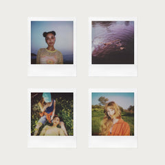 Polaroid Go white-frame print on table showing instant keepsake benefit