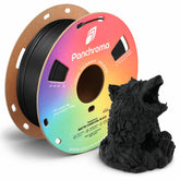 Polymaker Panchroma front spool showing charcoal black and tidy winding for reliable feeding