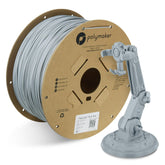 Polymaker PolyLite PLA PRO front packaging showing spool and label benefit reliability