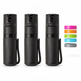 POM pocket clip front view showing compact self-defense spray with easy access