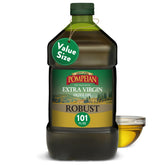 Pompeian front label on 101 fl oz bottle showing bold brand and size for confidence