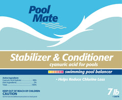 Pool Mate being added to skimmer illustrating easy application benefit