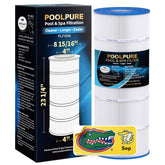 POOLPURE C1200 front view showing full cartridge and fit benefit