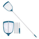 POOLWHALE front view of skimmer net showing full frame and mesh for efficient cleanup