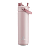 POWCAN 26 oz front view showing dried rose finish and capacity benefit