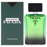 Prada Paradigme front packaging showing bottle and box for elegant display