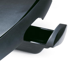 Presto slide-out drip tray being removed for fast cleanup and convenient waste disposal