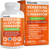 PrimeMD bottle front view showing retail label and benefits