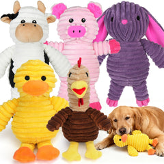 PrimePets front packaging showing five plush animal toys and value bundle benefits