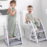 PRIMLECT front view showing seat on toilet for stable potty training