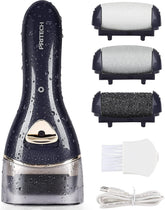 PRITECH front view of electric callus remover showing ergonomic design for easy handling