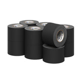 Pro 4-inch gaffers tape front packaging shows matte black roll and brand benefit