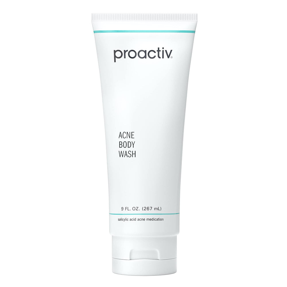 Proactiv front packaging showing 9 fl oz bottle and clear benefits