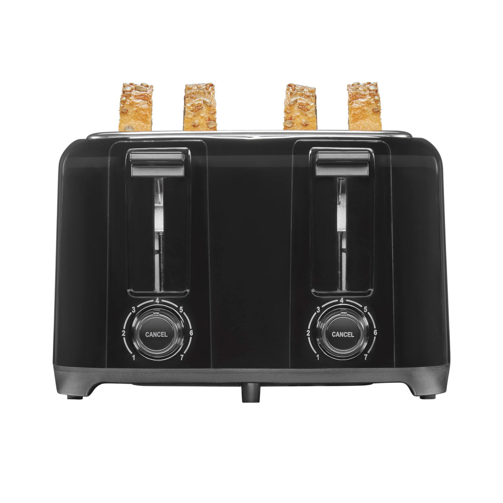 Proctor Silex front view showing four-slice toaster for faster breakfast prep