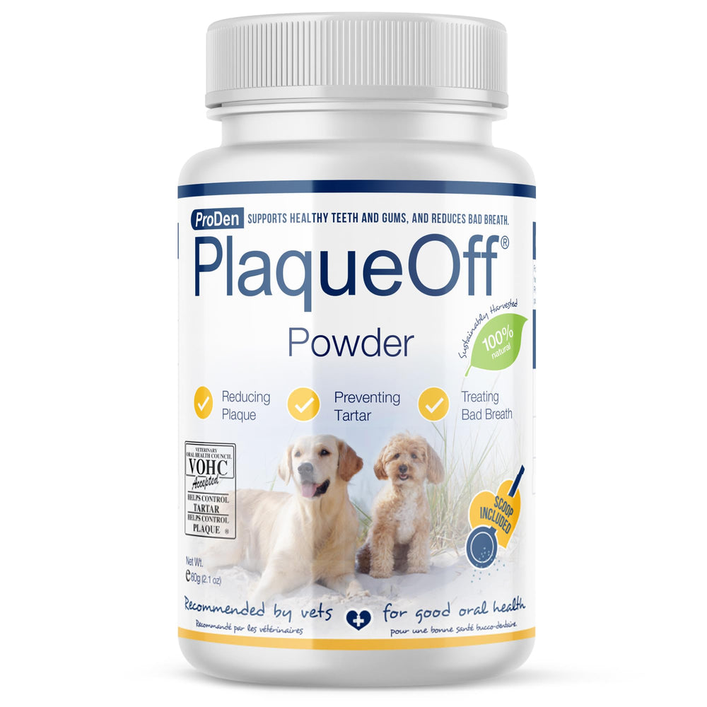 ProDen PlaqueOff front packaging showing clean design and product name for trust