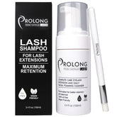 PROLONG LASH front packaging 100ml bottle shows professional salon-ready cleanser