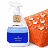 protectME front label on bottle showing product name and volume for quick recognition