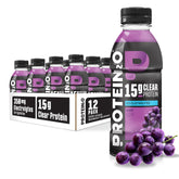 Protein2o grape front bottle showing label and refreshing look for convenience