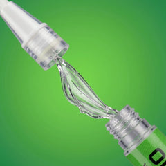 Generic proudle OilStick applied to a linear rail showing reduced friction during maintenance