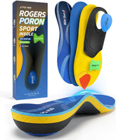Psveb front view orthotic insole showing overall shape and support