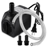PULACO front view of pump showing compact housing and benefits quiet operation