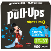 Pull-Ups front pack view showing count and nighttime design for convenience